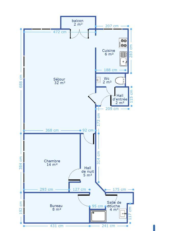 The 99, Appartement Sauna & Parking Льеж Экстерьер фото